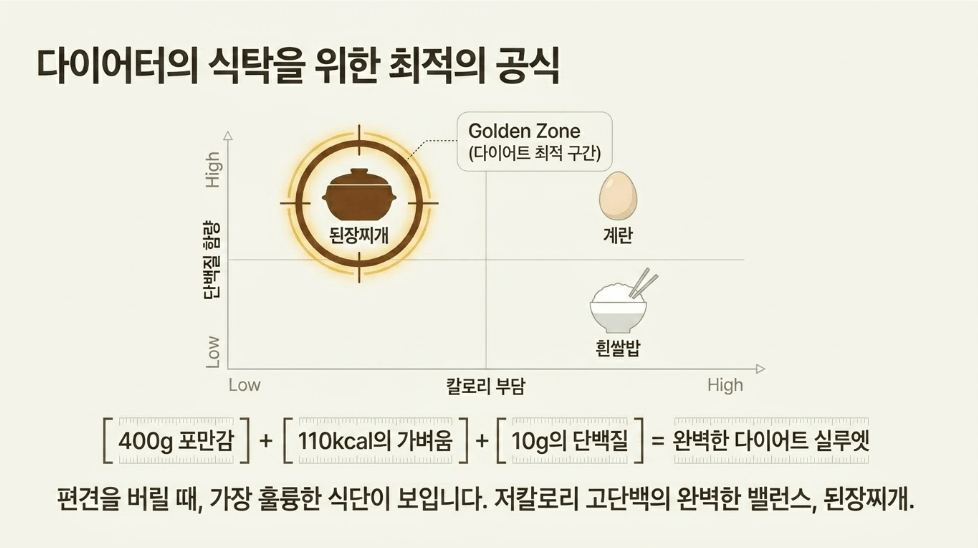된장찌개 영양 분석과 다이어터들을 위한 추